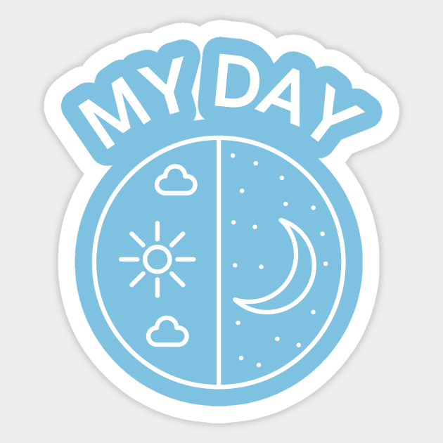 My lovely day Sticker by Moipa